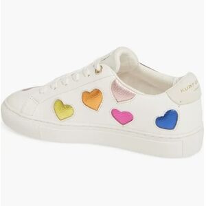 Kurt Geiger Kids Sneakers with Multicolor Heart Accents